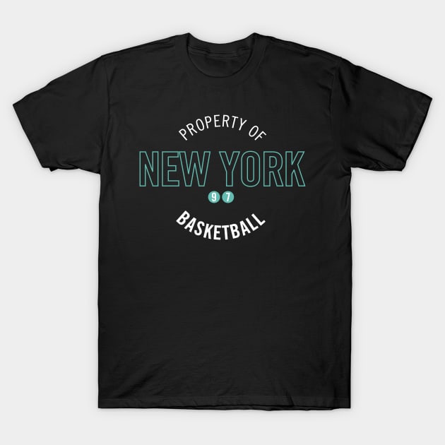 New York Women's Basketball T-Shirt by kwasi81